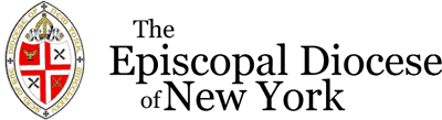 The logo features a red and white shield with bishop imagery, next to the text "The Episcopal Diocese of Spokane."